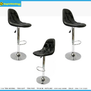 Ghế Quầy Bar Nâng Hạ Chiều Cao Nệm