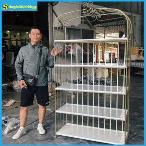 Kệ Mỹ Phẩm Hình Lồng Chim