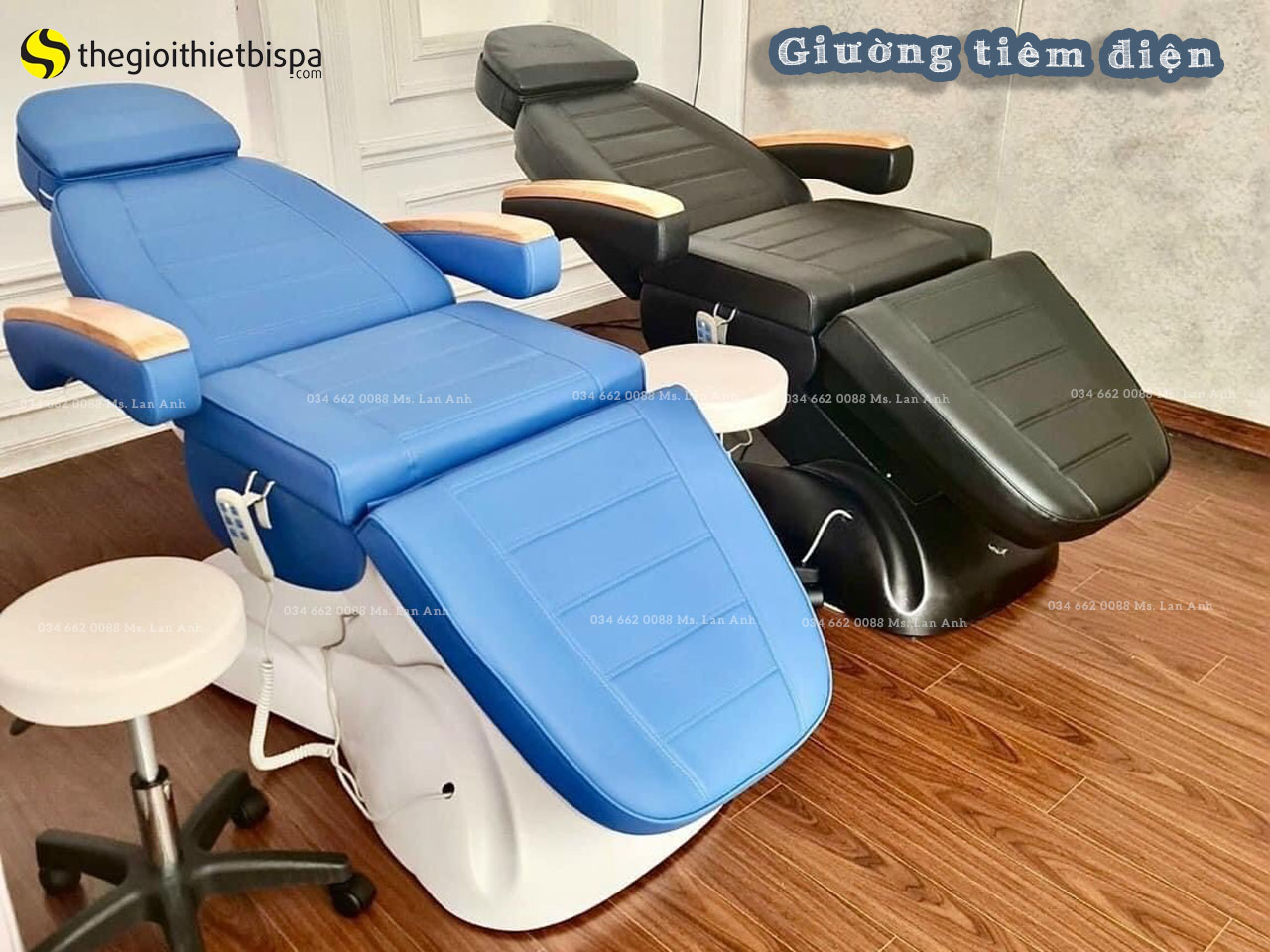  Giường tiêm filler chỉnh điện 4 động cơ
