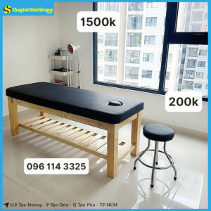 Combo Giường Massage và Ghế Ngồi