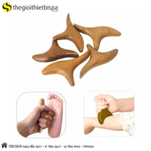Cạo Gió Bằng Gỗ Hình Tam Giác Én Gỗ
