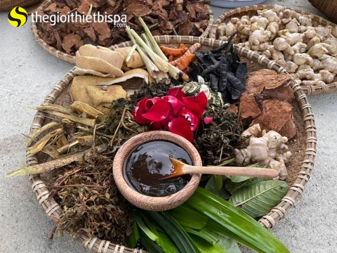 Thảo Dược Xông Đầu Dưỡng Tóc Loại Lá
