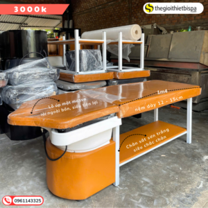 Giường gội Tai thỏ bồn nhựa nệm tốt