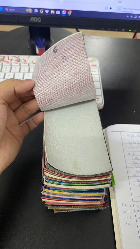 mã màu 5 Ghế Foot Bọc Da