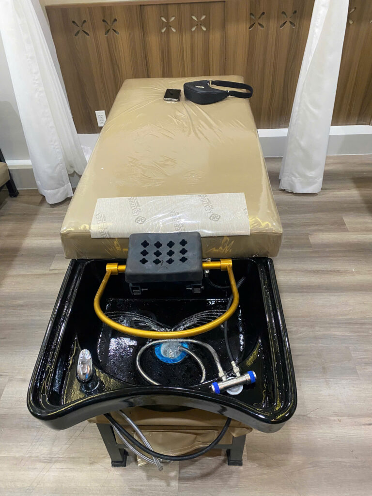 giường gội đầu 2in1