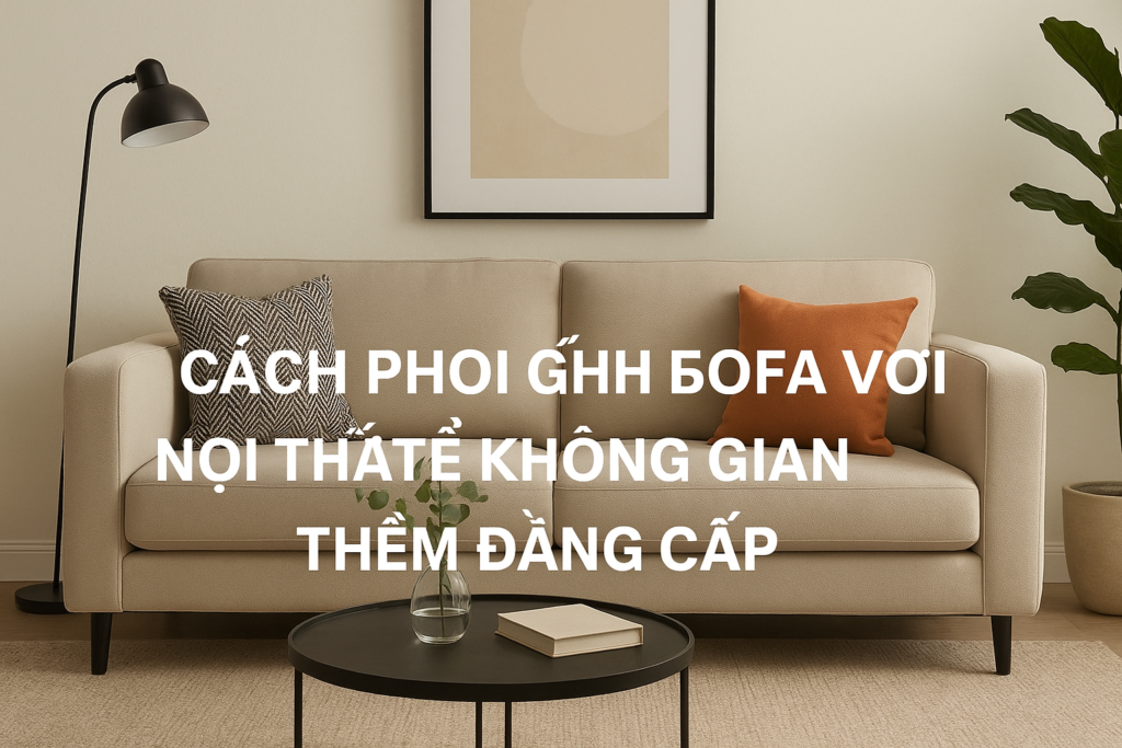 Cách Phối Ghế Sofa Với Nội Thất Để Không Gian Thêm Đẳng Cấp
