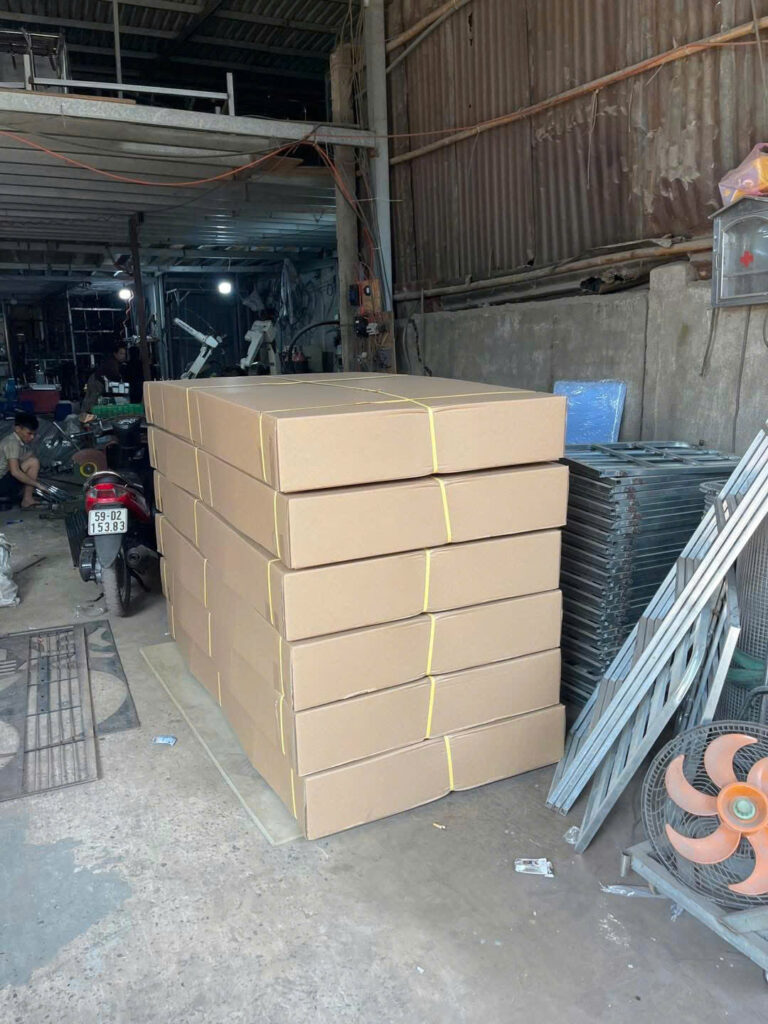 Giường đã đóng kiện