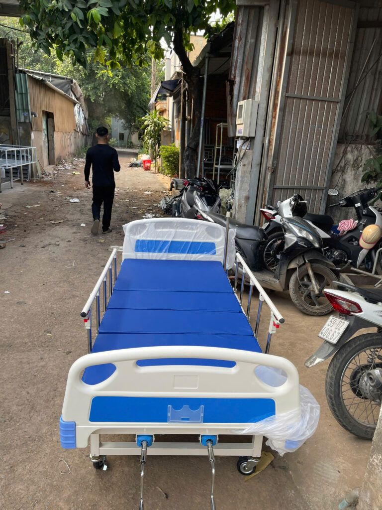 Giường y tế 2 quay