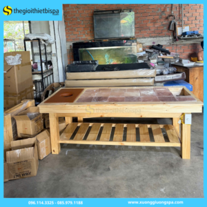 giường đá muối 21 viên
